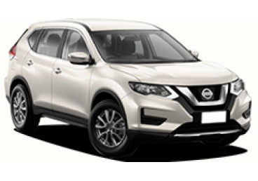 The Nissan X-trail is one of our most popular rental car options. With enough cabin space to comfortably fit 5 adults, 4 large and 3 small suitcases it is the ideal choice for travelers looking for a modern, spacious 4x4 vehicle.